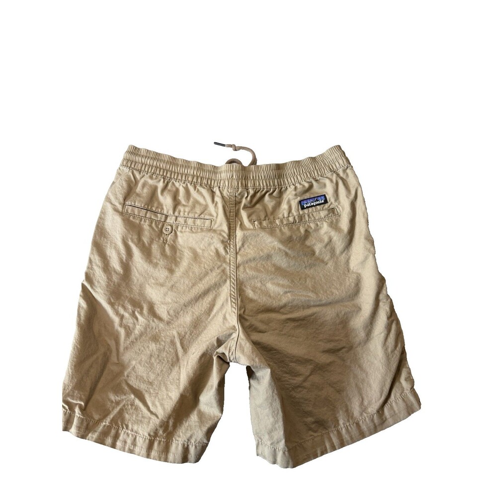 Patagonia Chino Shorts Mens M Blue 7” Inseam Drawstring Zip Pocket EUC